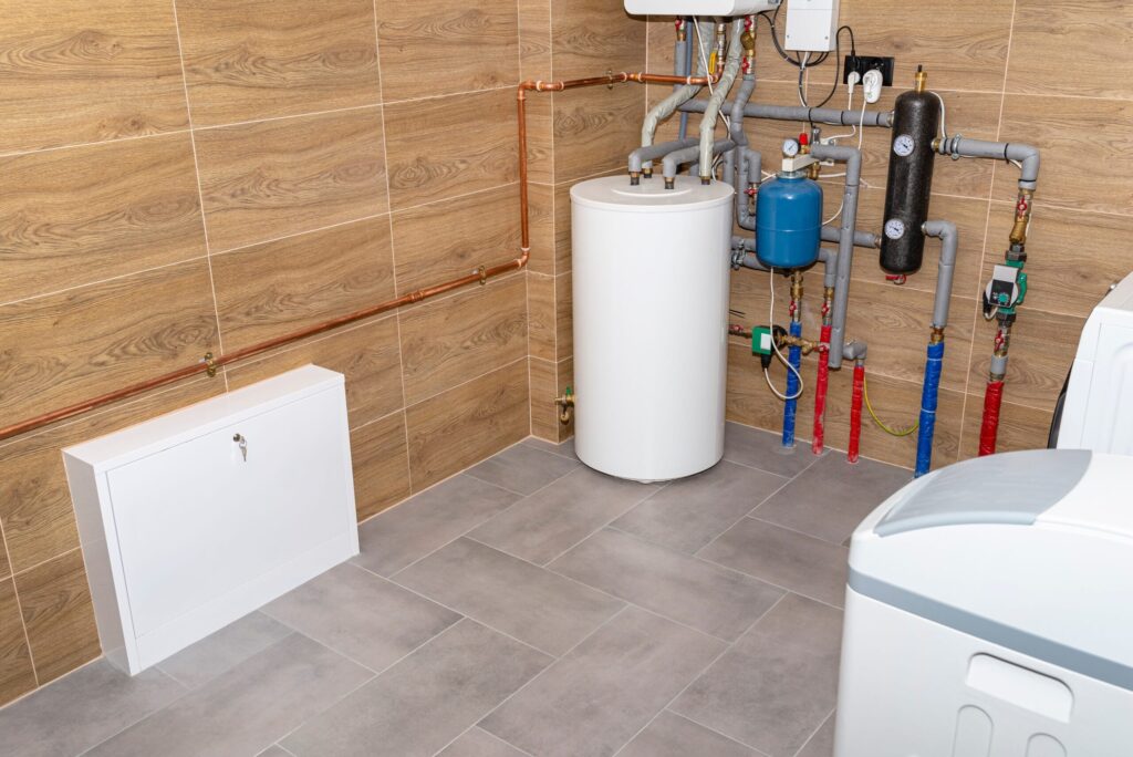 Residential water heater and plumbing system installed in Escondido